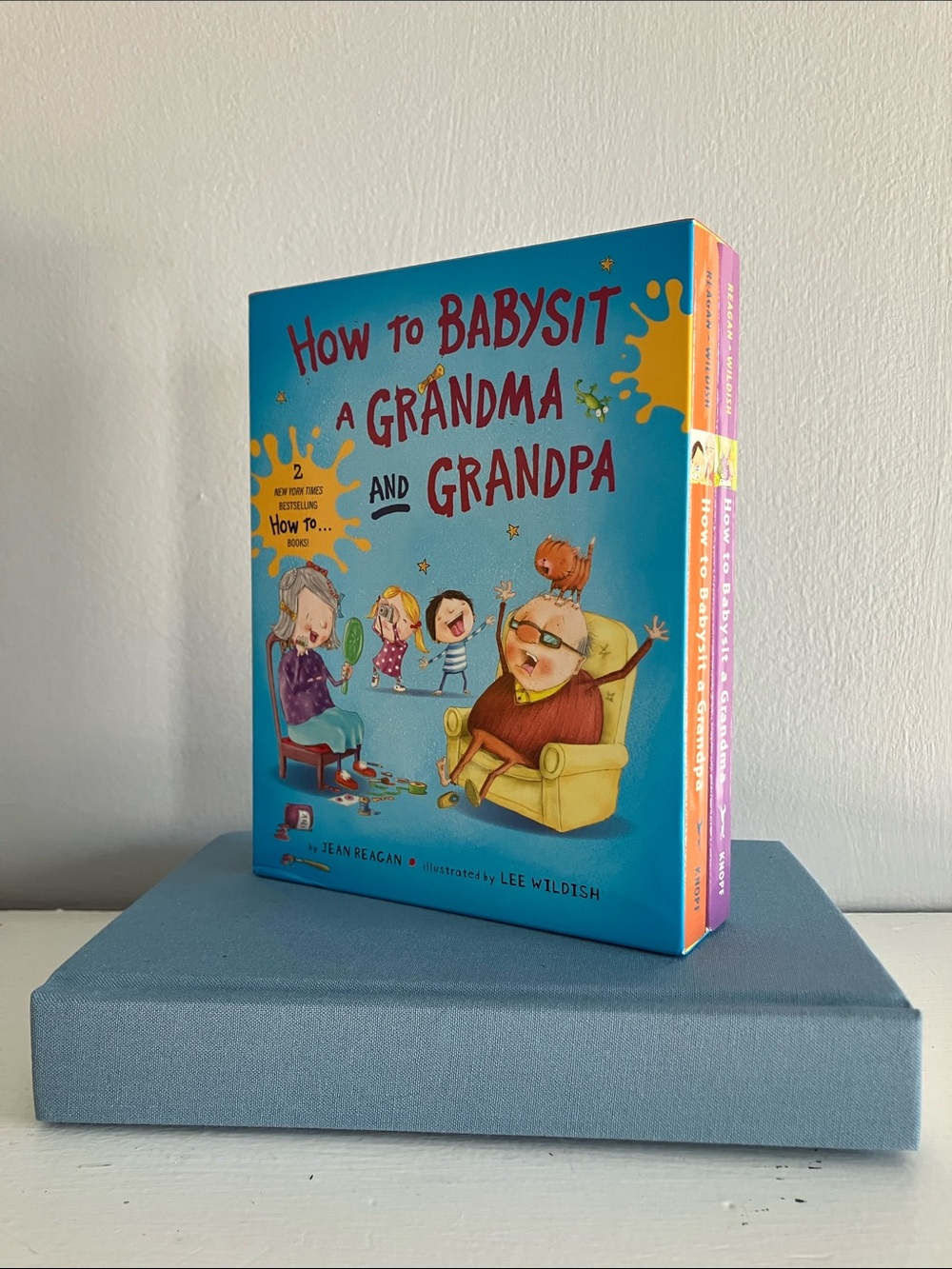 Boxed Set of How to Babysit a Grandma and Grandpa by Jean Reagan & Lee Wildish